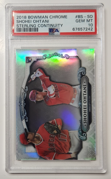 2018 Bowman Chrome Terling Shohel Ohtani Rookie PSA 10 RC