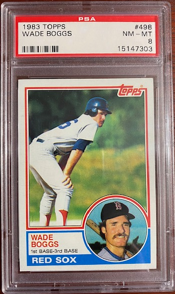 1983 Topps Wade Boggs PSA 8