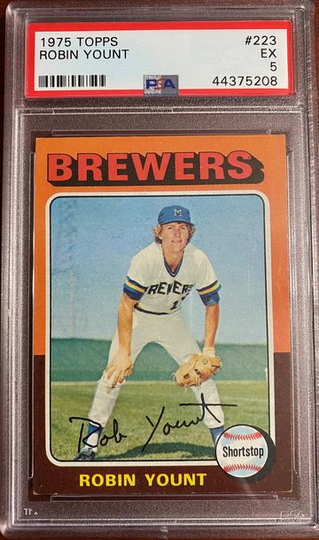 1975 Topps Robin Yount PSA 5