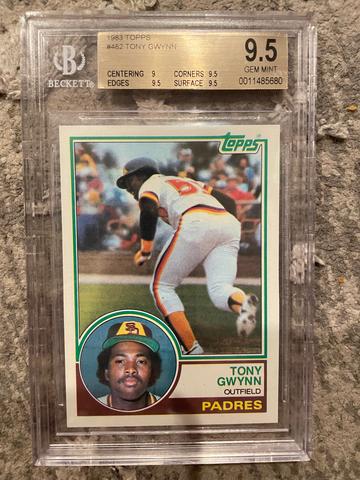 1983 Topps Tony Gwynn Rookie BGS 9.5
