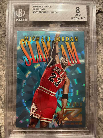 1996 Z-Force Slam Cam Michael Jordan BGS 8