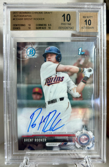 2017 Bowman Brent Rooker Auto BGS 10/10 PRISTINE