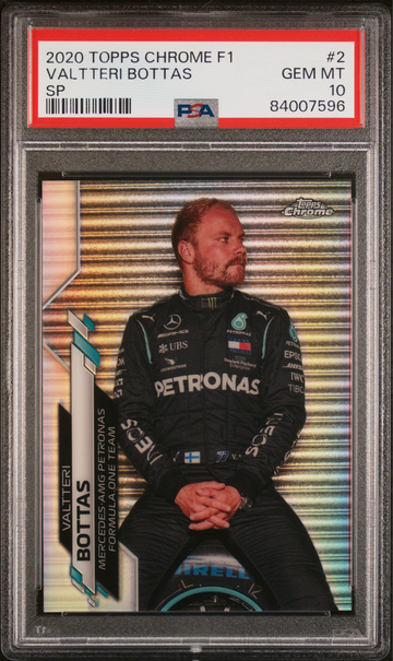 2020 Topps Chrome F1 Valtteri Bottas Image Variation IV SP Formula 1 #2