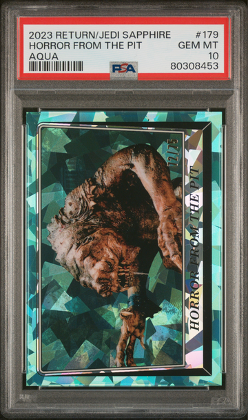 2023 Star Wars Sapphire Return of the Jedi Rancor Horror from the Pit #179 Aqua /75