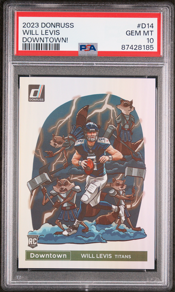 2023 Donruss Will Levis Downtown Rookie RC Insert Case Hit D14 Titans