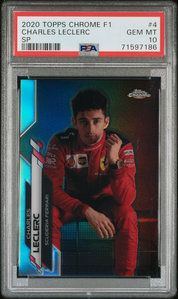 2020 Topps Chrome F1 Charles LeClerc Image Variation IV SP Formula 1 #4