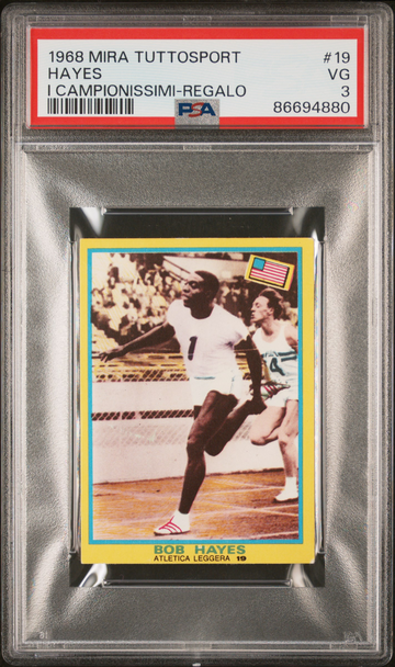 1968 Mira Tuttosport Bullet Bob Hayes I Campionissimi-Regalo Track & Field