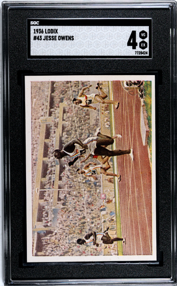 1936 Lodix Jesse Owens #43 Track & Field HOF