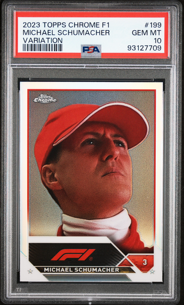 2023 Topps Chrome F1 Michael Schumacher Image Variation IV SP SSP #199