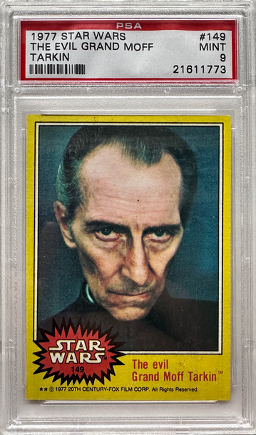 1977 Topps Star Wars The Evil Grand Moff Tarkin #149 PSA 9