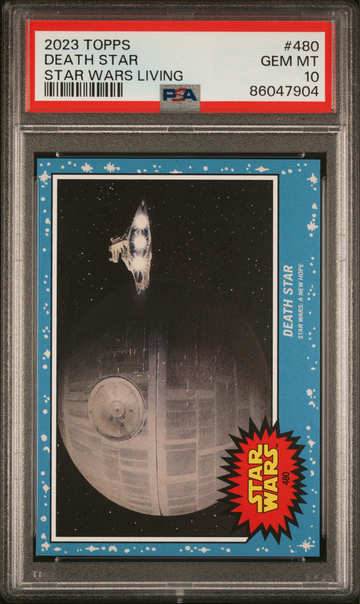 2023 Topps Star Wars Living Set Death Star #480 PSA 10
