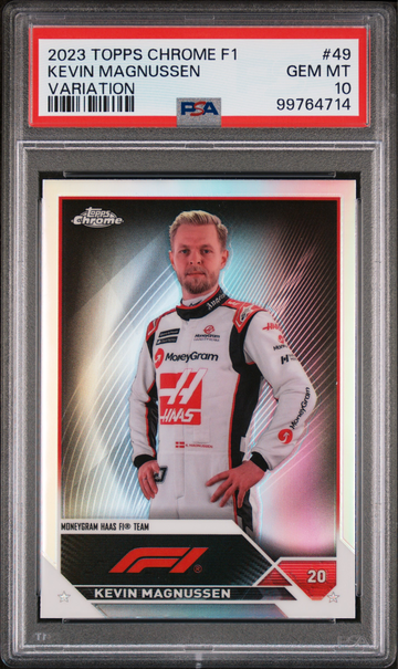 2023 Topps Chrome F1 Kevin Magnussen Image Variation Refractor IV SP SSP #49