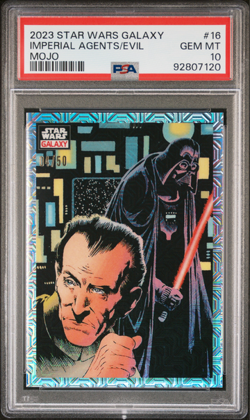 2023 Star Wars Galaxy Chrome Grand Moff Tarkin Imperial Agents of Evil Mojo Refractor /50 #16