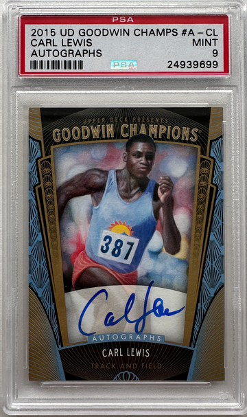 2015 Upper Deck Goodwin Champions Carl Lewis Autographs Signed Auto Track & Field HOF