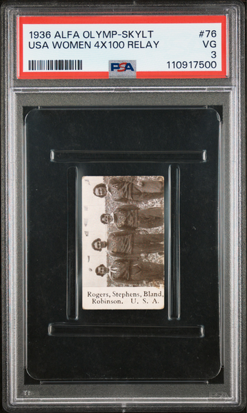 1936 Alfa Olymp-Skylt USA Women 4x100m Relay Team Track & Field #76