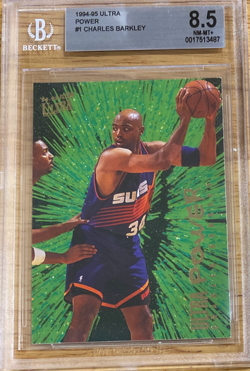 Charles Barkley 1994-95 Ultra Power #1 BGS-8.5 NM/Mint+
