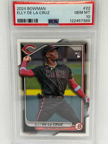 2024 Bowman Elly De La Cruz PSA 10