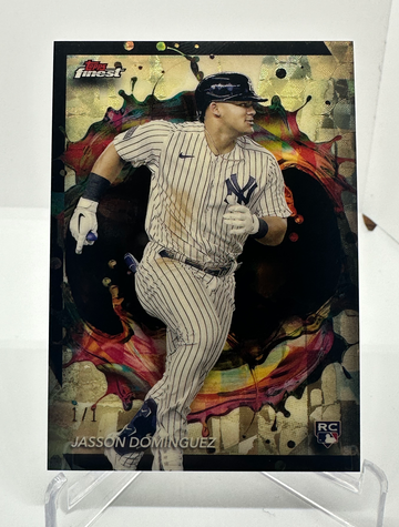 Jasson Dominguez 2024 Topps Finest Rare Superfractor 1/1 RC