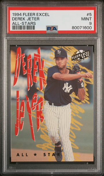 1994 Fleer Excel Derek Jeter All Stars PSA 9