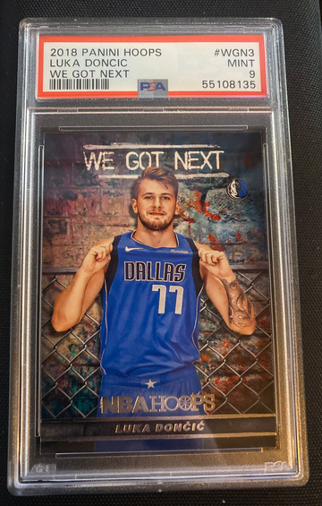 PSA 9 2018 Panini Hoops #2453 LUKA DONCIC "We Got Next" Rookie Card!