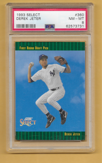1993 Select Derek Jeter PSA 8