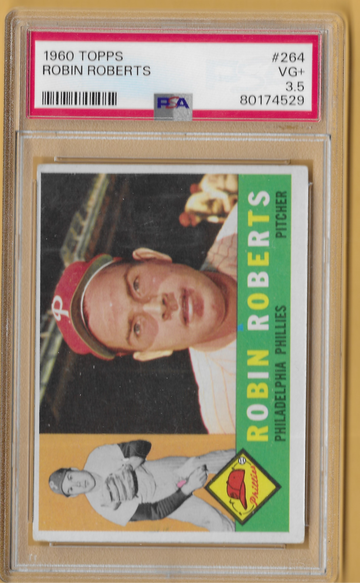 1960 Topps Robin Roberts PSA 3.5