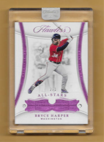 2018 Flawless Bryce Harper Dual Diamond /3 Pink All Stars