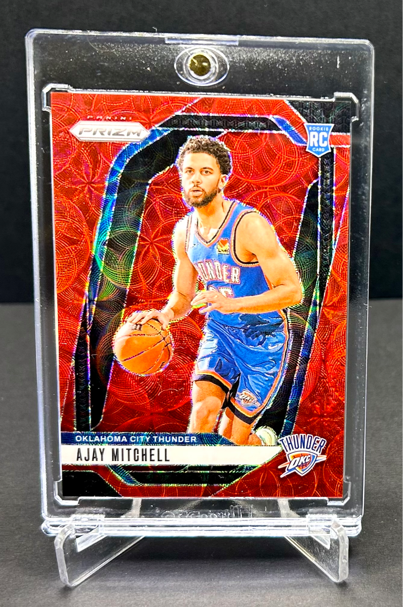 Ajay Mitchell RC card silver and red set of 2