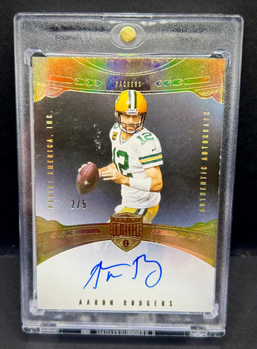 2021 Panini Eminence *GOLD* Auto Aaron Rodgers Autograph NFL Packers /5