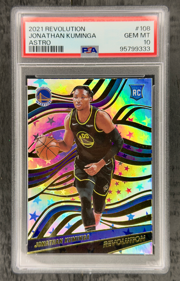 2021 22 Panini Revolution JONATHAN KUMINGA RC Astro #108 PSA 10