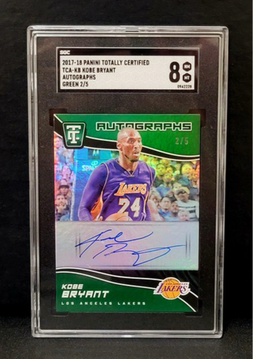 Kobe Bryant - 2017 Panini Totally Certified /5 On card auto