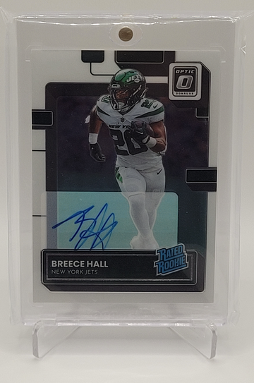 2022 Panini Donruss Optic Breece Hall Rated Rookie #214 Auto /150