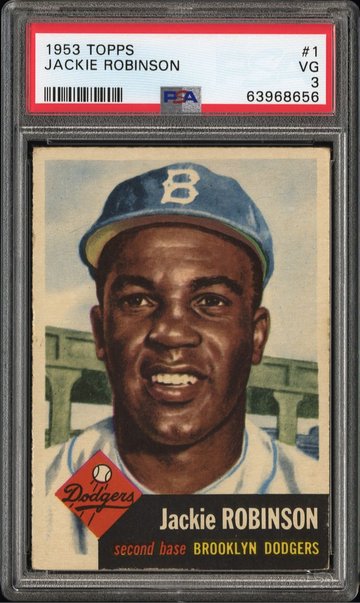 1953 Topps Jackie Robinson PSA 3