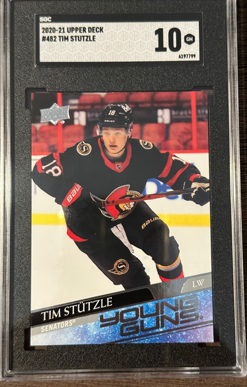2020-21 UPPER DECK TIM STUTZLE YOUNG GUNS