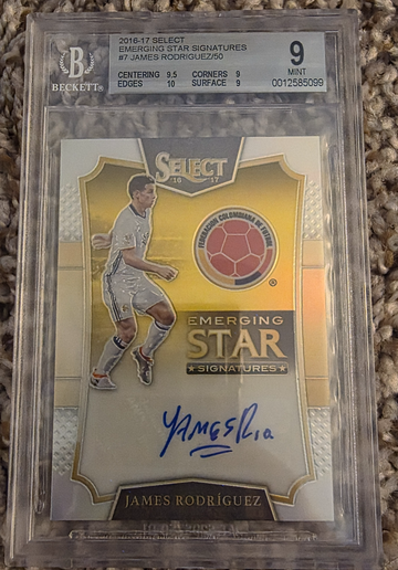 2016 Select Emerging Star James Rodriguez BGS 9