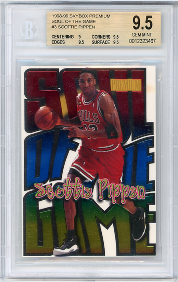 Scottie Pippen 1998 Skybox Premium Soul of the Game BGS 9.5