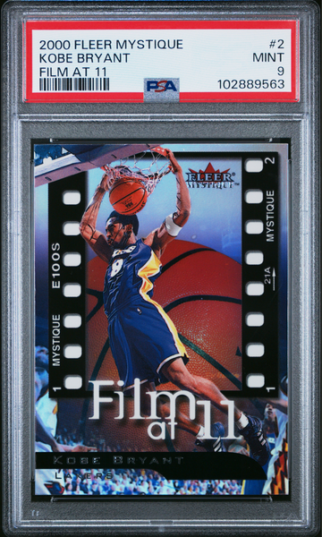 Kobe Bryant 2000 Fleer Mystique Film At 11 PSA 9