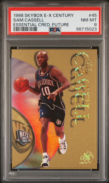 Sam Cassell 1998 Skybox E-X Century Essential Credentials Future /46 PSA 8