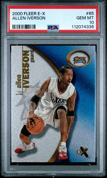 Allen Iverson 2000 Fleer e-X PSA 10