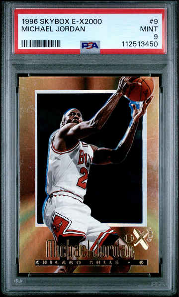 Michael Jordan 1996 Skybox e-X2000 PSA 9