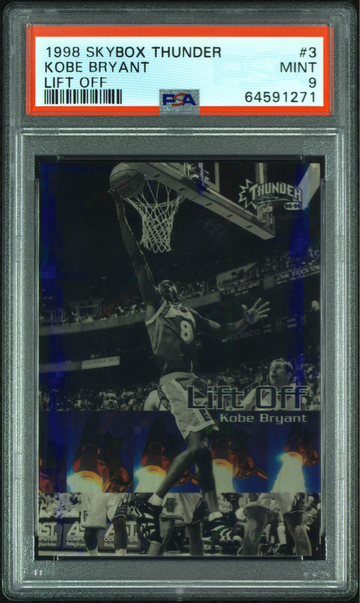 Kobe Bryant 1998 Skybox Thunder Lift Off PSA 9