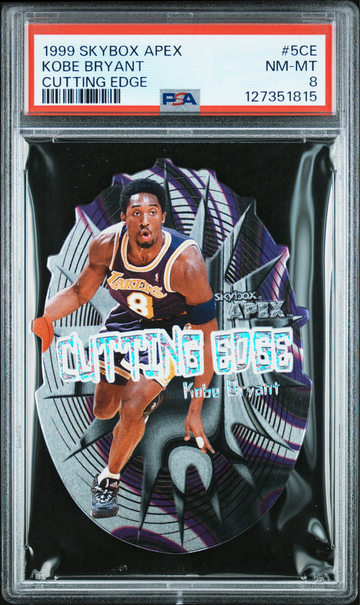 Kobe Bryant 1999 Skybox Apex Cutting Edge PSA 8