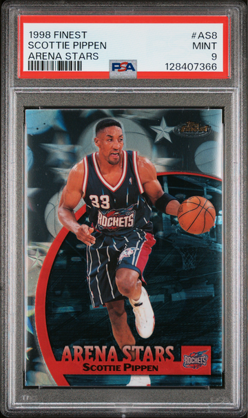 Scottie Pippen 1998 Finest Arena Stars PSA 9