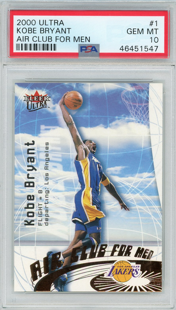 Kobe Bryant 2000 Ultra Air Club For Men PSA 10