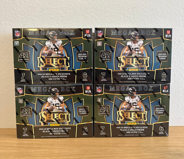 2022 Panini Select NFL mega box lot of 4 Target green and black parallels
