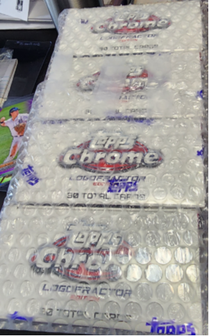 2023 Topps Chrome Logofractor (lot of 4) sealed boxes