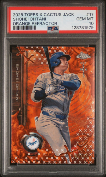 2025 Topps Chrome Cactus Jack Shohei Ohtani Orange Refractor