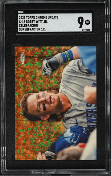 2023 Topps Chrome Update Bobby Witt Jr. Celebracion Superfractor 1/1