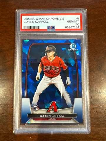 2023 bowman chrome sapphire Corbin Carroll