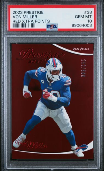 2023 Prestige Red Xtra Points Von MIller